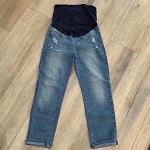 Maternity slim boyfriend jeans -OS